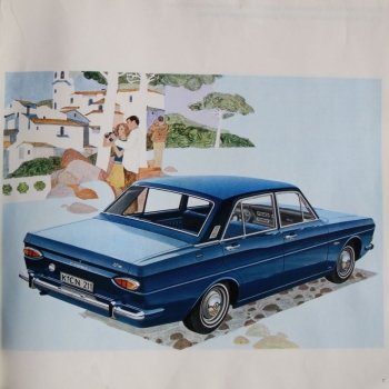 Ford Taunus 12 M Modelprogram 1967 Carbrochure (3747)